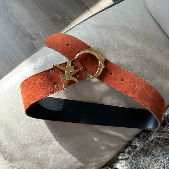 Gorgeous suede belt Small/Medium size - Picture 3 of 5